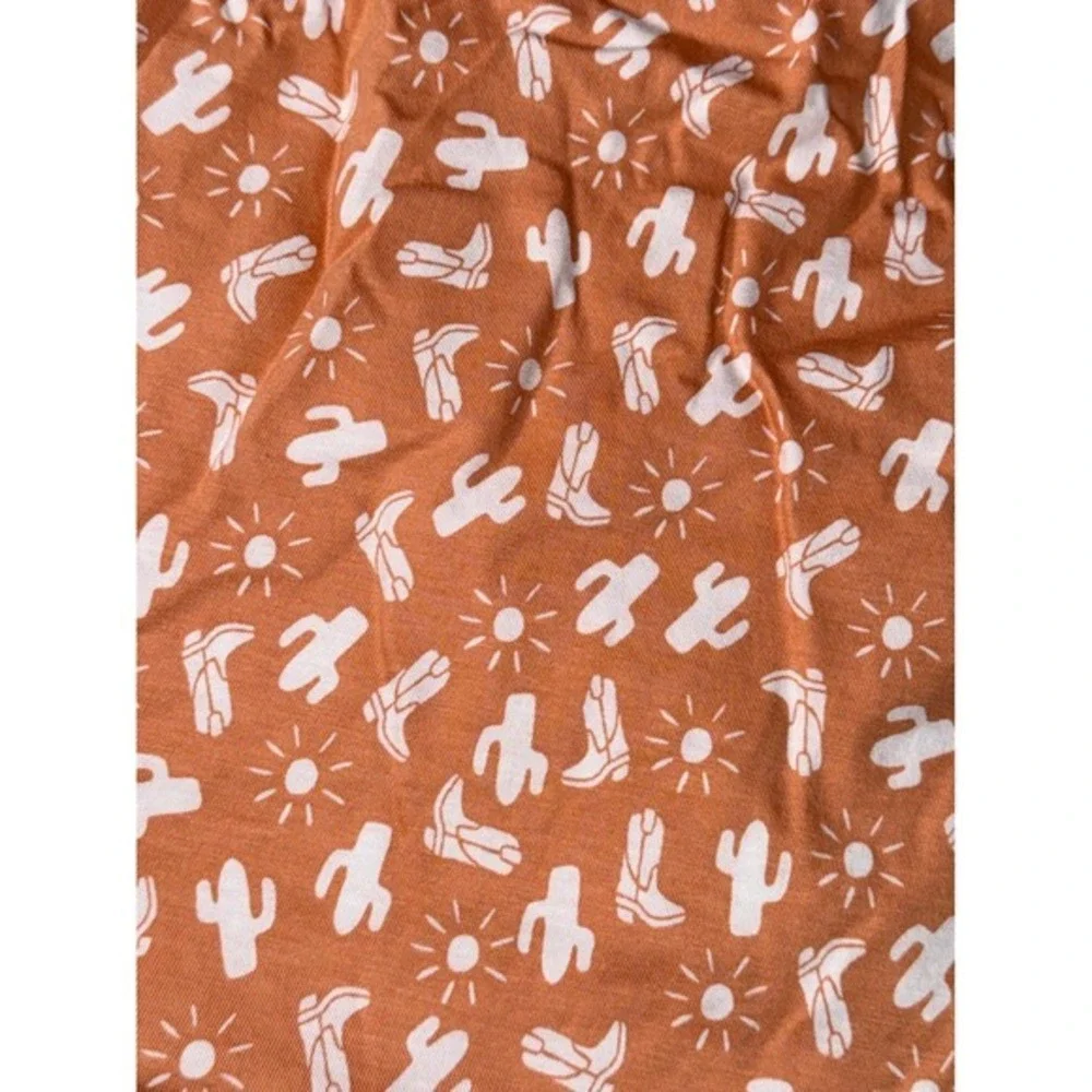 COSABELLA ‎ Sweet Dreams orange  Girls Pajama Romper Set Size S New